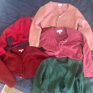 Bolero cardigan sweater shrug bundle to go with dresses 3T